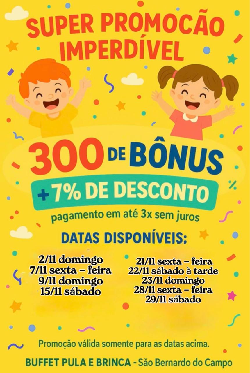 Buffet Pula e Brinca